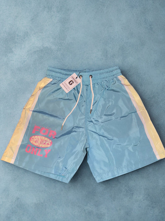 "For Grinders Only" Windbreaker Shorts