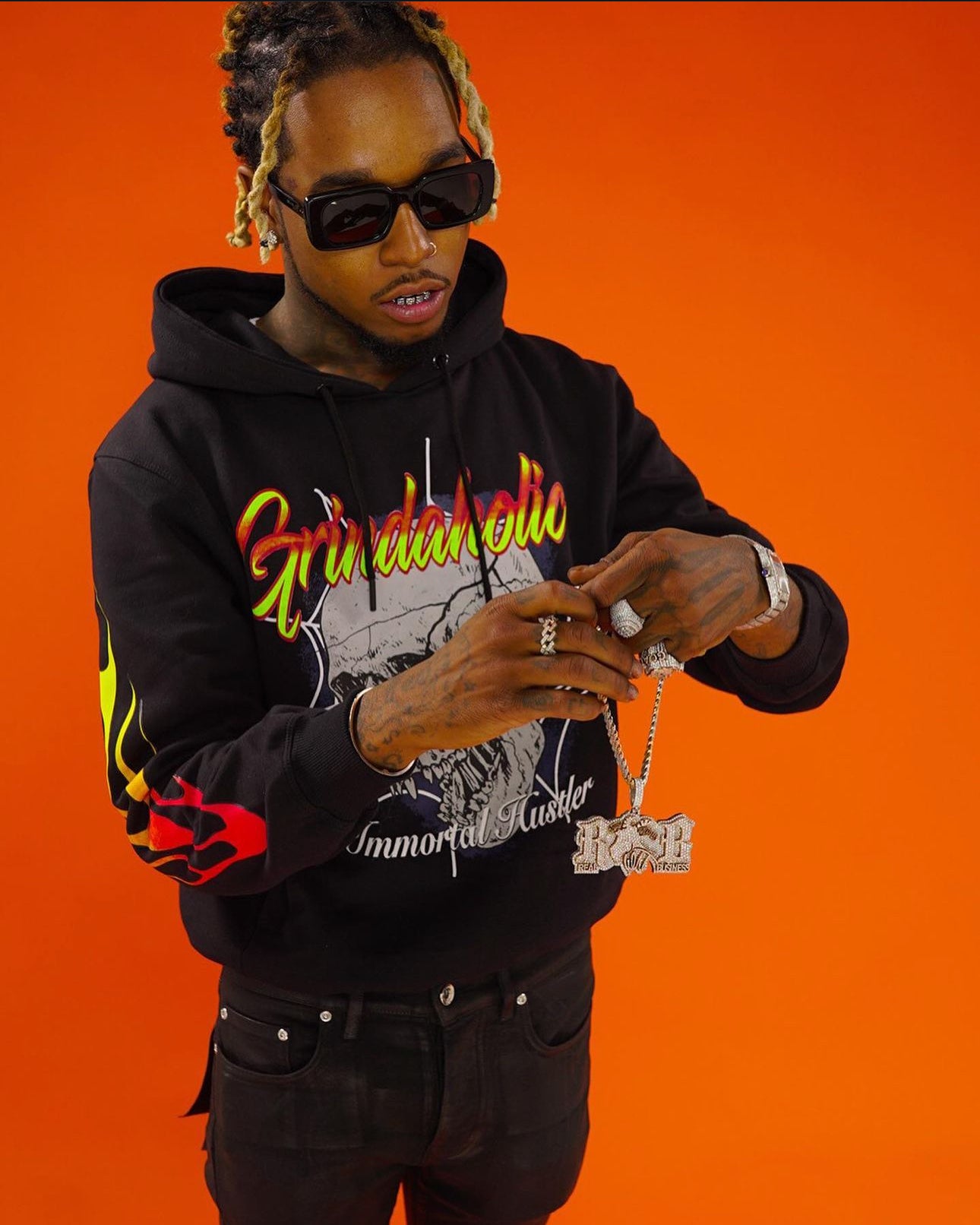 Immortal Hustler Hoodie (Black)