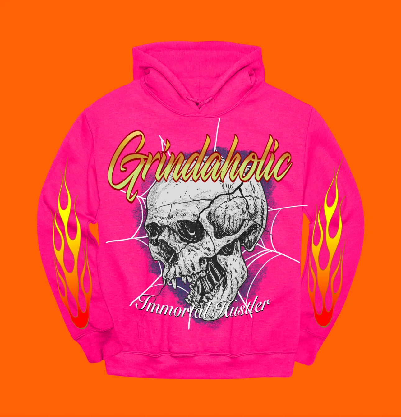 Immortal Hustler Hoodie (Pink)